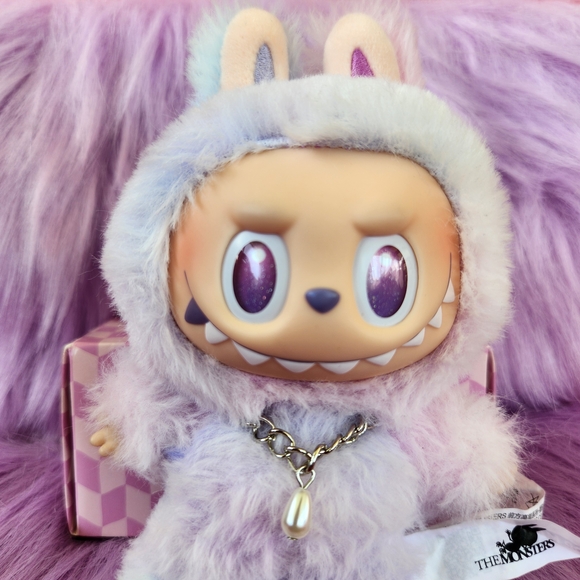 Labubu Pearl Pendant Silver Necklace ♡Doll & Oufit NOT INCLUDED♡ - Picture 2 of 3